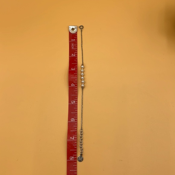 Majorica 1890 Minimal 5mm White Pearl Bracelet - Picture 5 of 5